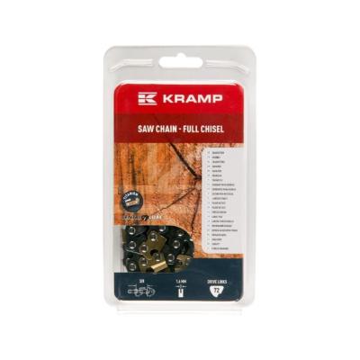 3816C72KR Chaîne de tronçonneuse 3/8" 1,6mm 72 DL dent à angle droit Kramp